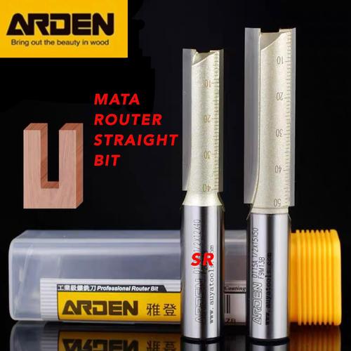 Jual Mata Profil/ Router Lurus As 1/2 Inch (12.7 mm) Straight Bits Merk ...