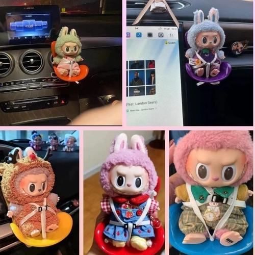 Jual (Ready Stock)Car Seat Labubu Boneka Monster Viral PopMart Labubu ...