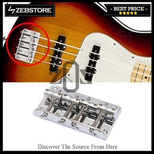 Jual Bridge Jazz Bass 4 String Electric Standard Chrome Kota Bandung