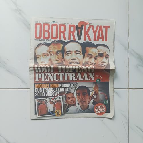 Jual Tabloid Obor Rakyat 2014 Topeng Pencitraan - Kota Surabaya - Fuad ...