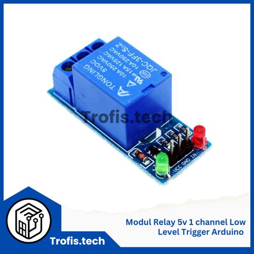 Jual Modul Relay 5v 1 channel Low Level Trigger Arduino - Kota ...
