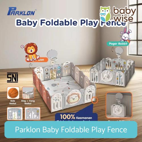 Jual Parklon Baby Foldable Play Fence Pagar Bermain Bayi Anak