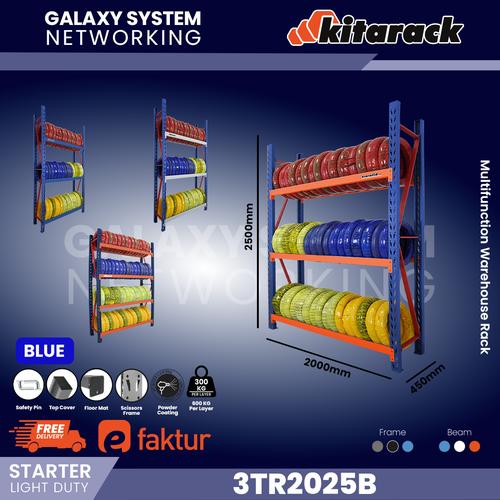 Code Biru Racking System Jual KITARACK Tire Rack 3TR2025 Biru Series Rak Ban Motor Mobil 300KG ...