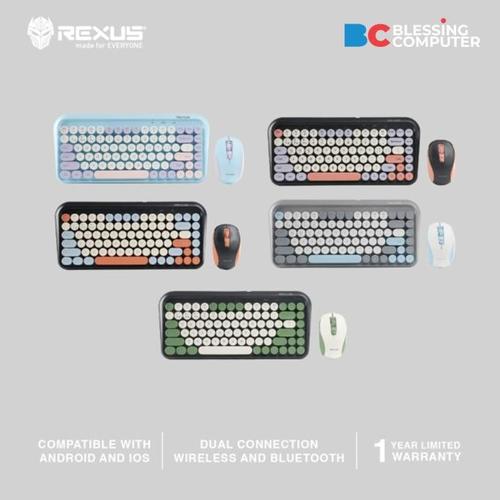 Jual Keyboard Mouse REXUS RX-KM11 Wireless / REXUS KM11 - HAPPY DAYS ...