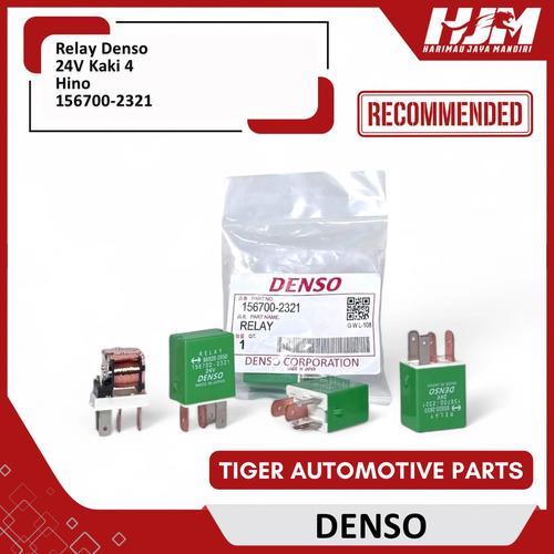 Promo Relay Denso 24V Kaki 4 Pin Relai Rilei Hino Hijau 1567002321