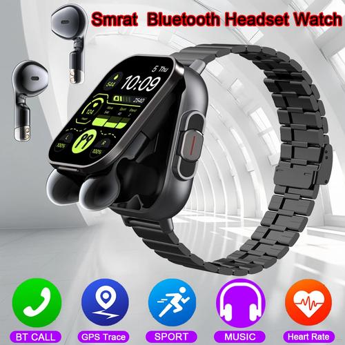 Bluetooth Headphones Fitness Watch With Earbuds Smart Watch
