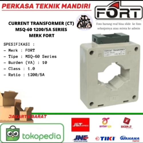 Jual CURRENT TRANSFORMER / CT FORT MSQ-60 Series 1.200 - 5A FORT ...