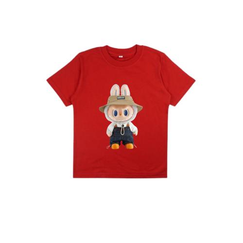 Jual kaos monster labubu anak usia 1 - 12 tahun unisex - Merah, 16(8 ...