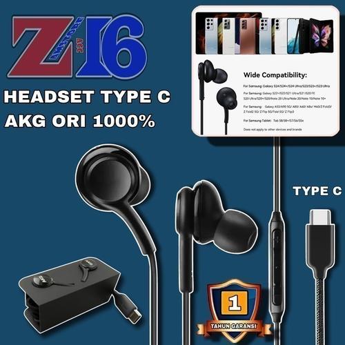 Promo ASLI HF Earphone AKG Samsung Galaxy S21 FE 5G Port Type - Main Image