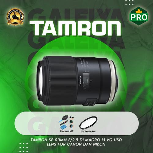 Jual Tamron SP 90mm Di Macro 1:1 VC USD Lens for canon dan