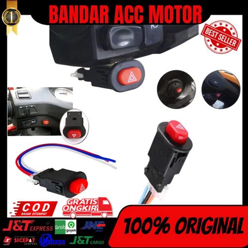 Jual PROMO Saklar Lampu Hazard Motor Tambahan - Lampu Depan Utama Sein ...