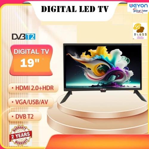Tv Led Digital Jual PROMO!! NEW TV LED DIGITAL 19 inch Lengkap Port USB HDMI VGA AV ...