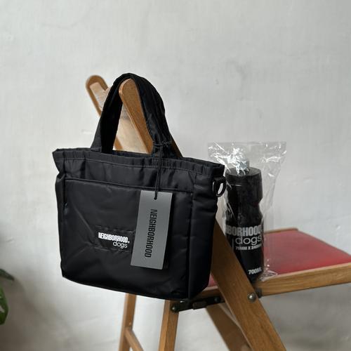 Jual Neighborhood dog walking tote bag black - Kota Tanjung Pinang