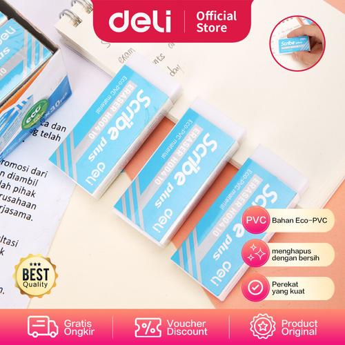 Jual Deli Penghapus Scribe / Scribe Eraser 1 pcs - Putih EH00410 - Kab ...