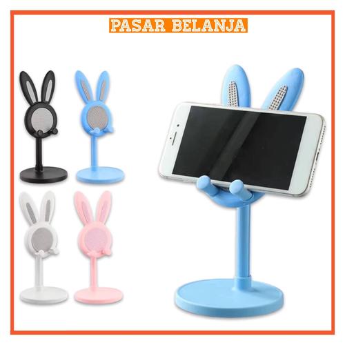 P936 Stand Holder Phone Kelinci HP Universal Karakter Rabbit Holder Folding  Biru di Pasarbelanja1 Tokopedia