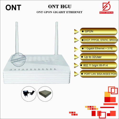 Jual Modem Fiber Optik Wireless Wifi Router GPON HGU ONT ONU - Unit ...