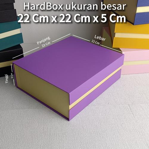 Jual HARDBOX- HARDBOX BESAR- BOX HAMPERS ukuran 22 cm x 22 cm x 5 cm ...