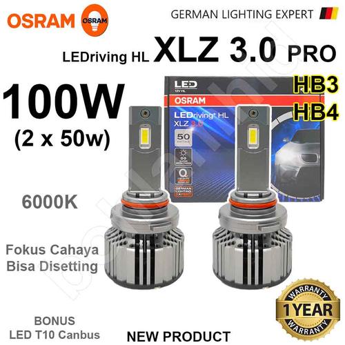 Gambar Lampu LED Mobil OSRAM XLZ 3.0 50W H4 H1 H7 H8 H11 H16 HB3 HB4 Bohlam - HB3 HB4 dari bohlamhid Kota Tangerang Tokopedia