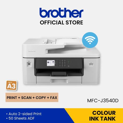 Promo Printer Brother MFCJ3540DW WiFi FAX ADF Print Scan Copy A3