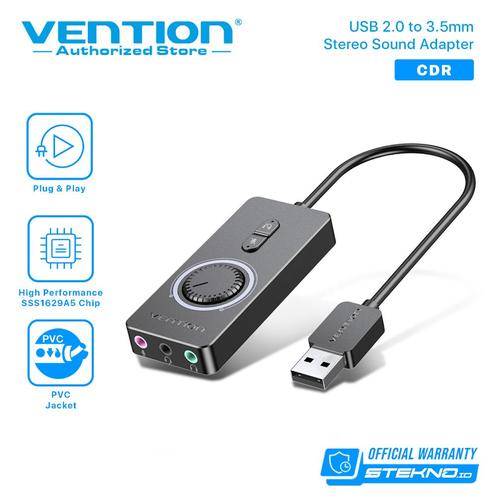 Jual READY ADA VENTION Sound Card USB 2.0 with Microphone Input and ...