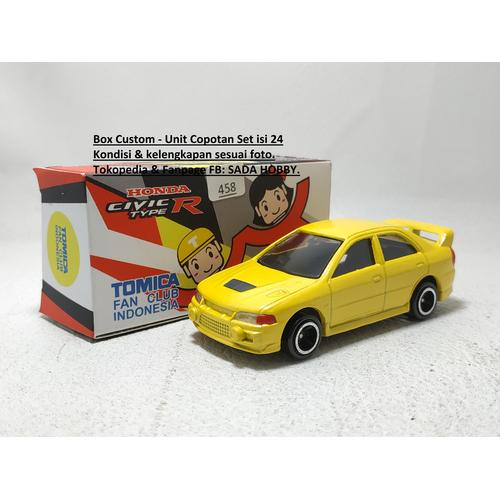 Lancer Evolution Kuning Jual Tomica Mitsubishi Lancer Evolution IV Kuning Copotan Giftset 30th ...