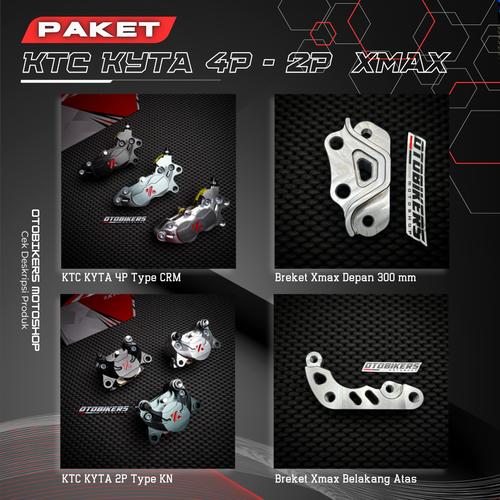 Jual (PAKET) Kaliper KTC KYTA 4P 2P Axial Set Breket XMAX 250 Ukuran ...