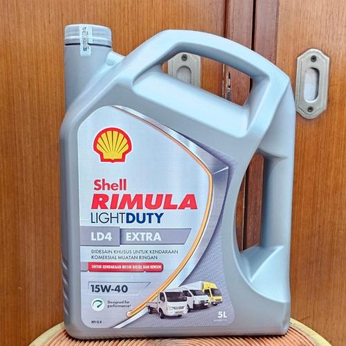 Jual oli shell rimula light duty ld4 extra sae 15w-40 5 liter - Kota ...