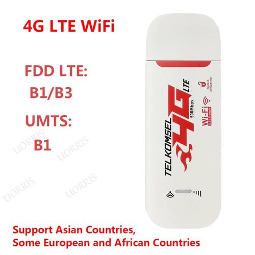 Jual Portable Modem Wifi 4G All Operator Usb 500Mbps Unlock Band 1/3/5 ...