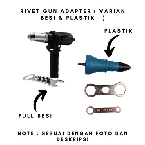 Jual Rivet Adapter Penyambung Paku Rivet Anti Macet Alat Sambung ...