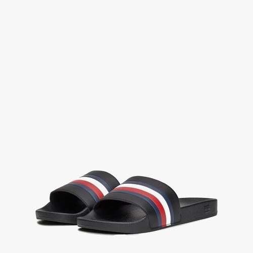 Sandal pria TOMMY HILFIGER Signature Tape Pool Slides di Funystep_store  Tokopedia