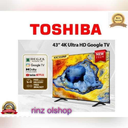 Promo LED TV TOSHIBA 43C350NP SMART GOOGLE TV UHD 4K REGZA 43C350 Cicil ...