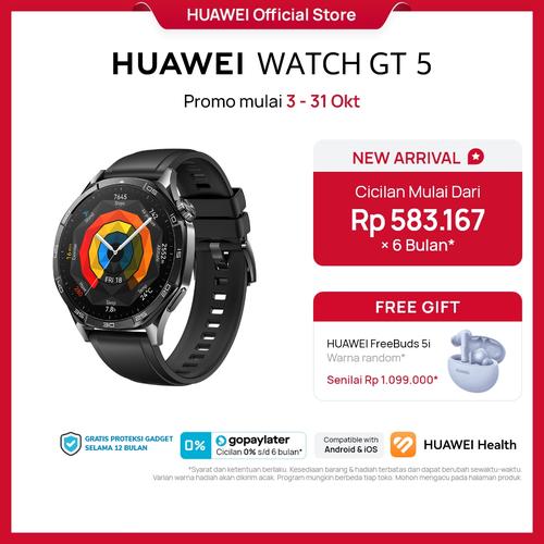 Promo HUAWEI WATCH GT 5 Smartwatch Fashion Edge Advanced Sports