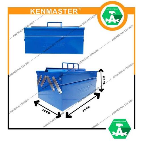 Jual Kenmaster Tool Box Besi 2 Susun Kotak Perkakas Toolbox Ori - Kota ...