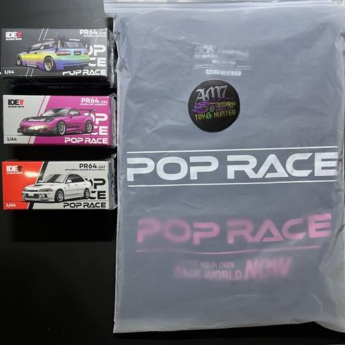 Set Di 3 Modelli Pop Race Indonesia Diecast ExpoIDE 2024, Honda Civic 1:64, Limited Edition