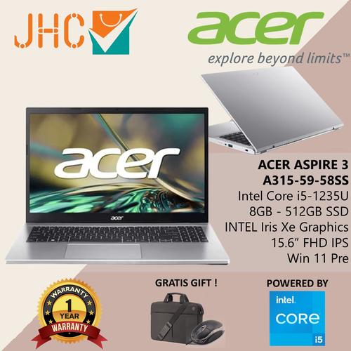 Jual Laptop Acer Aspire 3 A315 i5-1235U 8GB 512GB 15.6