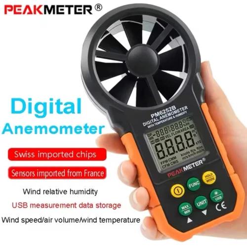 Digitale Anemometer Windsnelheid Meter Handheld LCD Scherm Anemometer Om De Windsnelheid Te Meten / Digitaal Met LCD Scherm Luchtvolume Meter