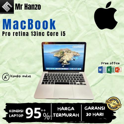 Jual macbook pro retina 13inc 2013/2014/2015 core i5 ram 4gb|8gb