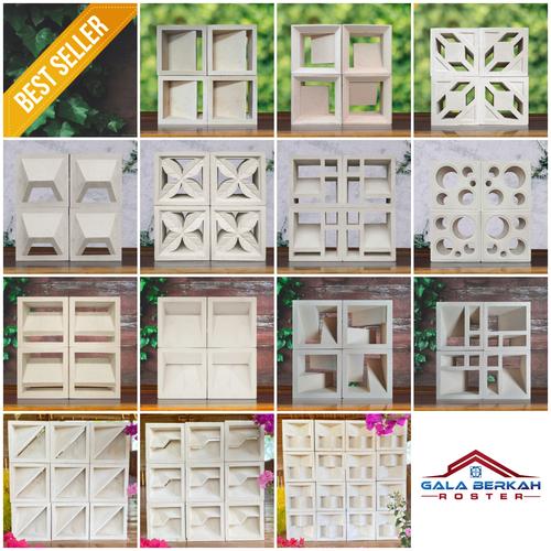 Jual Roster Beton Minimalis & Modern / Loster Beton / Pagar Rumah ...