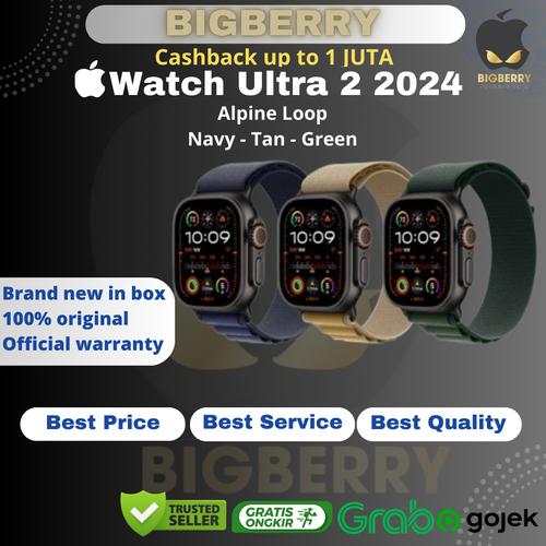 Promo Apple Watch Ultra 2024 49mm Black Natural Titanium Case