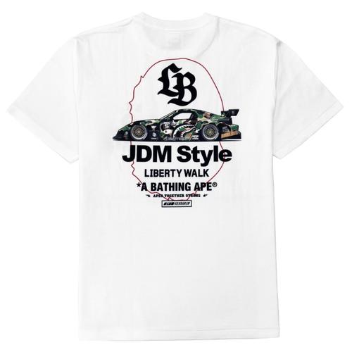 Jual T shirts kaos putih white Original Bathing Ape / BAPE x Liberty ...
