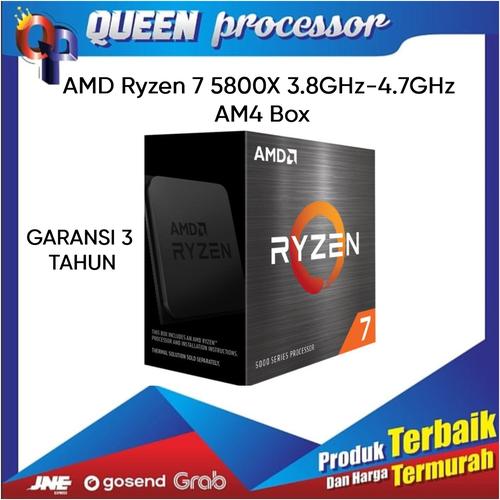 Jual PROCESSOR AMD RYZEN 5800X BOX LIMITED Kota