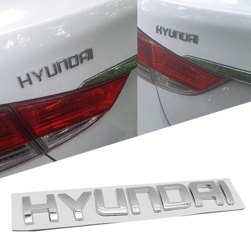 Jual Premium 1 X ABS Chrome HYUNDAI Logo / HYUNDAI Logo Tutup Bagasi ...