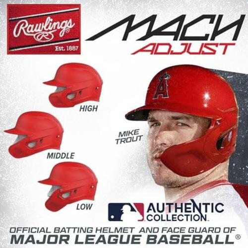 Jual Rawlings Mach Matte Batting Helmet Adjustable Exentsion