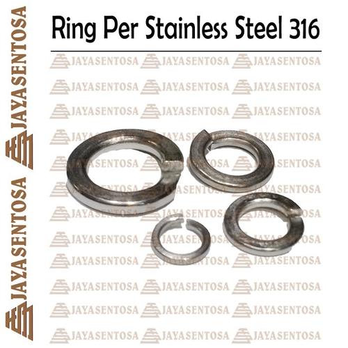 Jual Ring Per M10 Stainless 316 | Spring Washer SS316 THE A4 - 70 ...