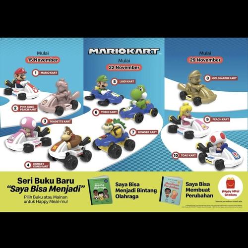 Jual Happy Meal MCD Mcdonalds Mario Bros Mario Kart No 1 Kota jual-happy-meal-mcd-mcdonalds-mario-bros-mario-kart-no-1-kota
