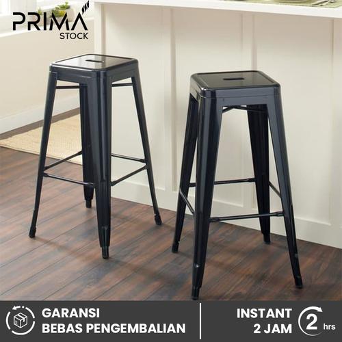 Jual KURSI BAR COUNTER CAFE DAPUR ISLAND STOOL BESI METAL TINGGI 60 ...