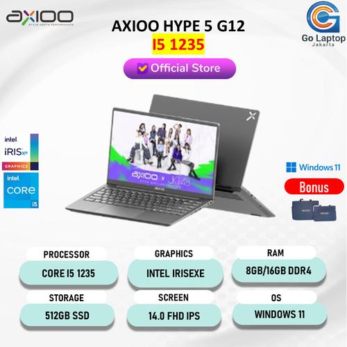Promo Axioo MyBook Hype 5 G12 Intel Core i5-1235U 16GB 512GB SSD FHD ...
