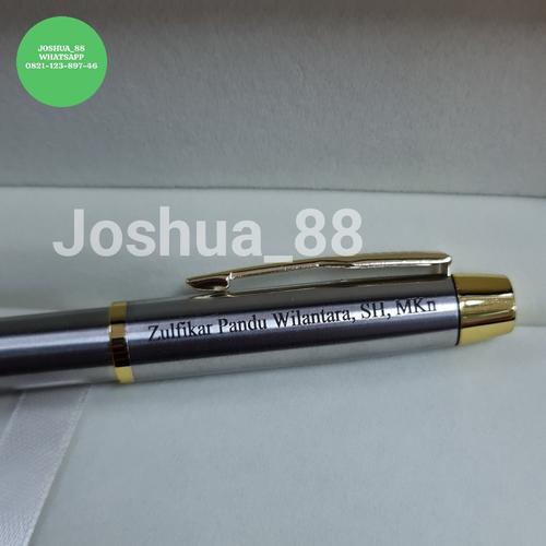 Jual Pulpen Parker Im/Sonet/Vector Silver Gold Bisa Ukir Nama Logo ...