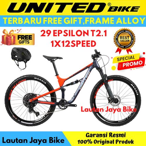 Jual SEPEDA GUNUNG 29 MTB UNITED EPSILON New 2022 Kab