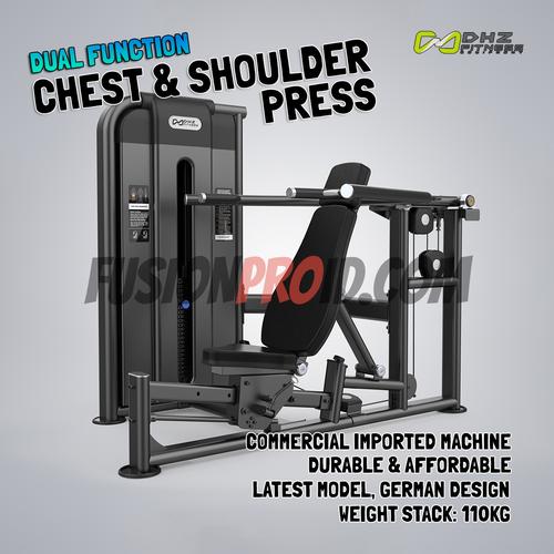 Jual DHZ Chest & Shoulder Press U2084 U2084C U2084CL Alat Fitness ...
